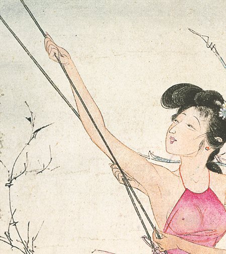 抚宁-胡也佛的仕女画和最知名的金瓶梅秘戏图